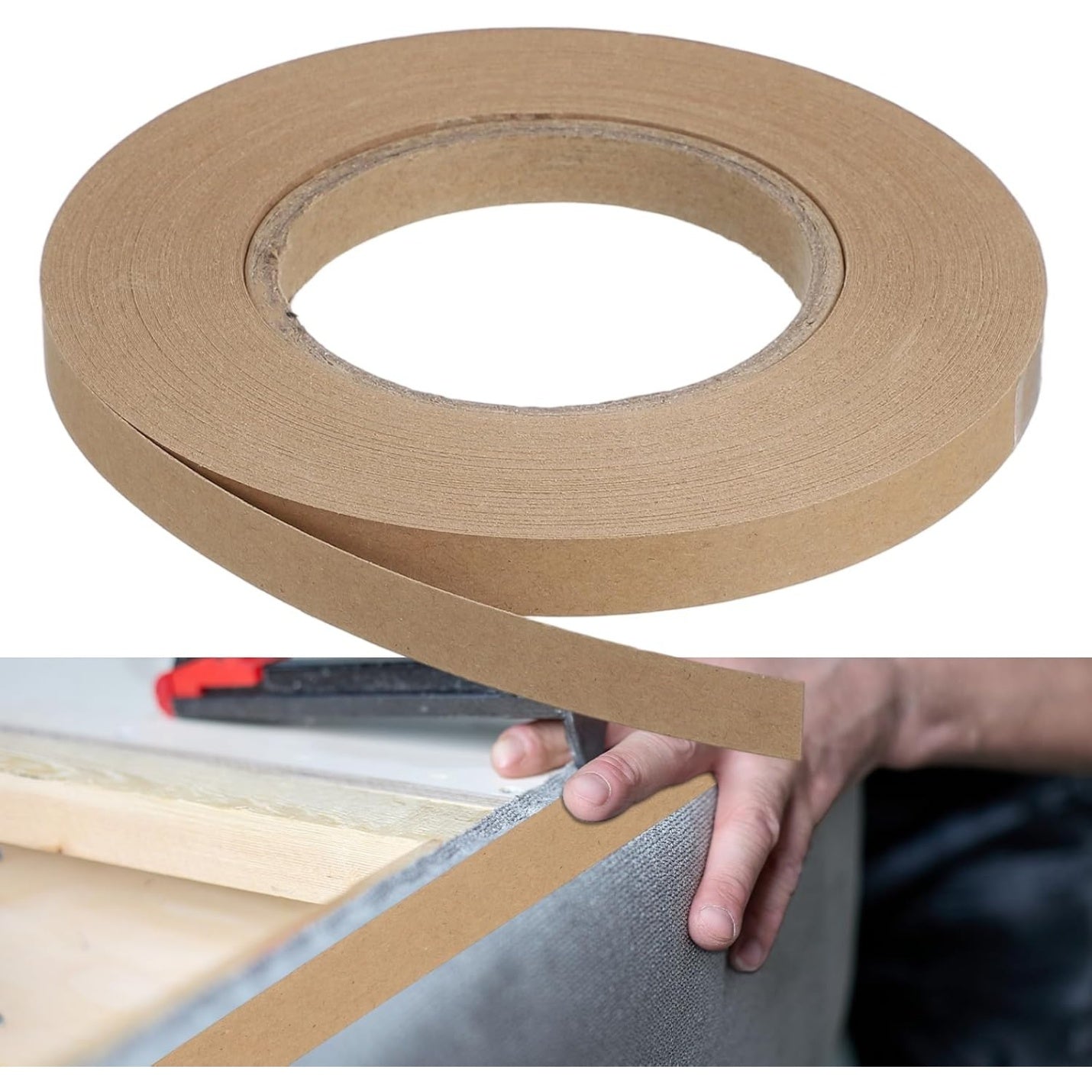 Striscia in Cartone per Tappezzeria 1,27 cm ¡Á 40 m per Riparazione di Divani Sedie e