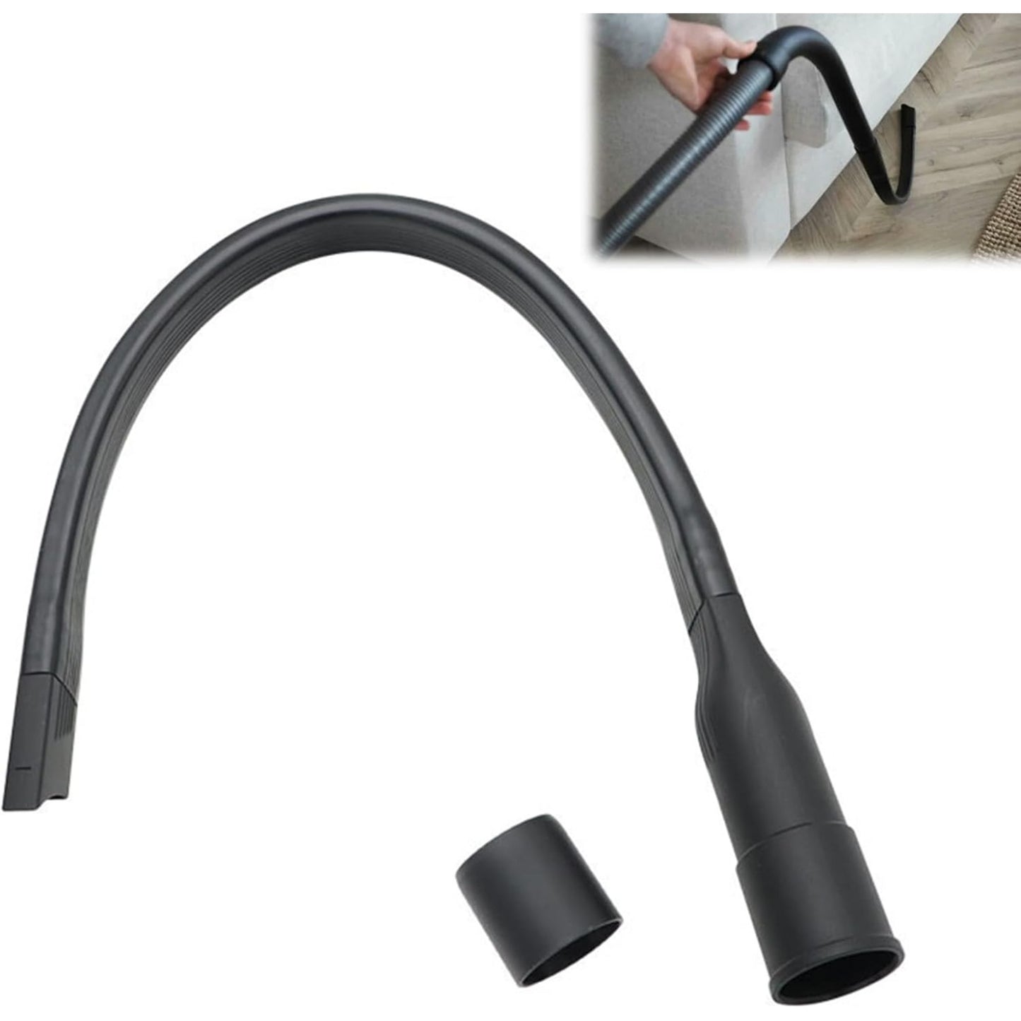 Tubo Universale per Aspirapolvere 62 cm con Bocchetta Piatta 32/35 mm per Divani Auto e